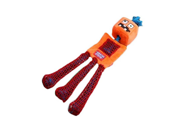 Gigwi monster rope dog toy orange