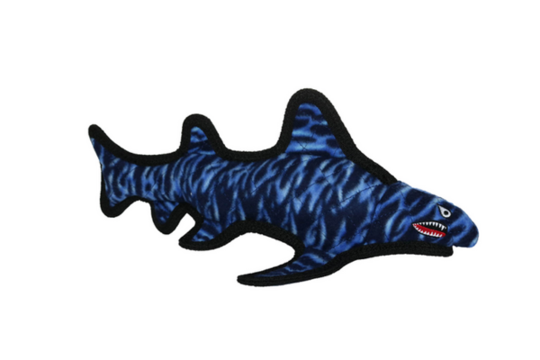 nz blue tough dog shark toy