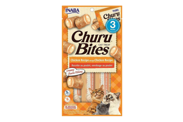 chicken cat treat churo bites