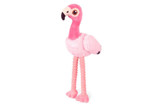dog rope flamingo nz plush toy