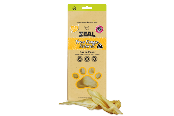zeal dried nz sheep ears training and chew treats for dogs