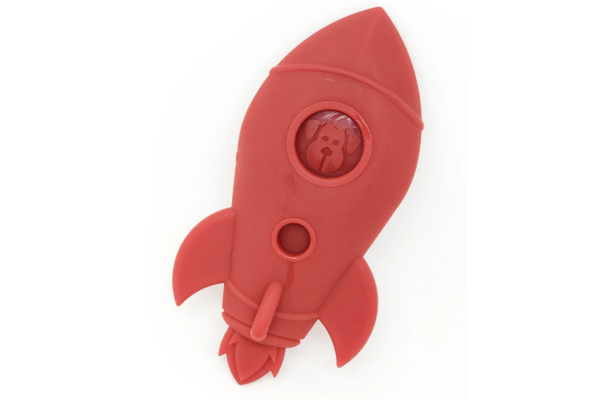 sodapup dog power and destructable chew toy rocket ship