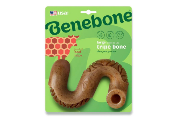 New Zealand’s best tough dog chew toy tripe beef benebone for all sized dogs and puppies
