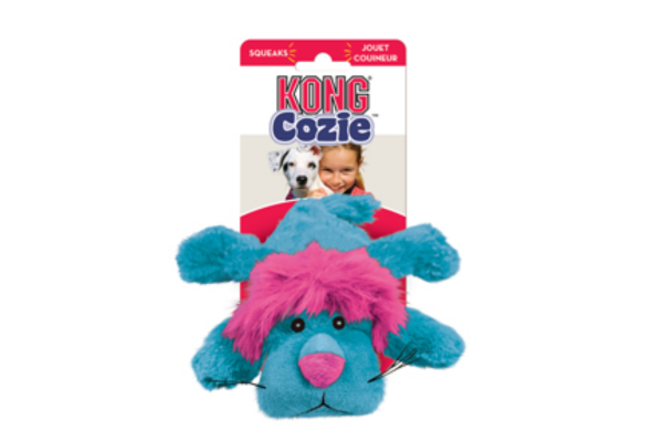 Kong cozie lion king plush dog toy cuddly