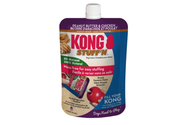 Kong stuff n pouch peanut butter and chicken nz dog treat