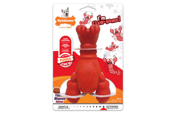 Nz lobster dog chew toy for tough and destructive chewing dogs