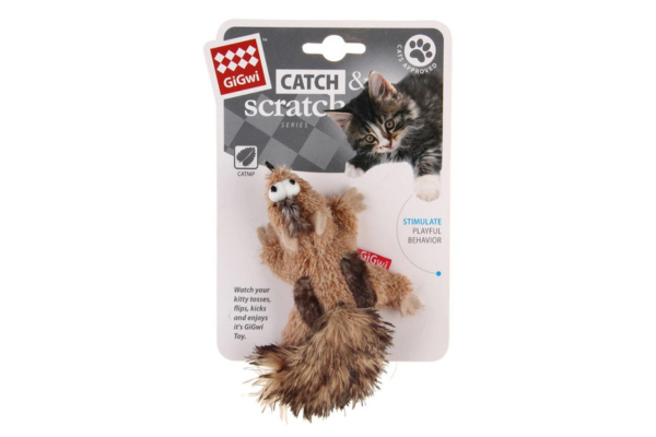Gigwi chipmunk cat scratch toy nz