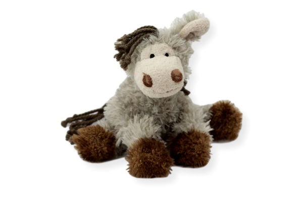 Plush and fluffy nz donkey dog and puppy toy